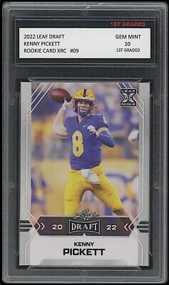 : KENNY PICKETT RC 2022 Leaf Draft Retail Blaster #9 NM+-MT+ NFL  Football XRC ROOKIE : Collectibles & Fine Art