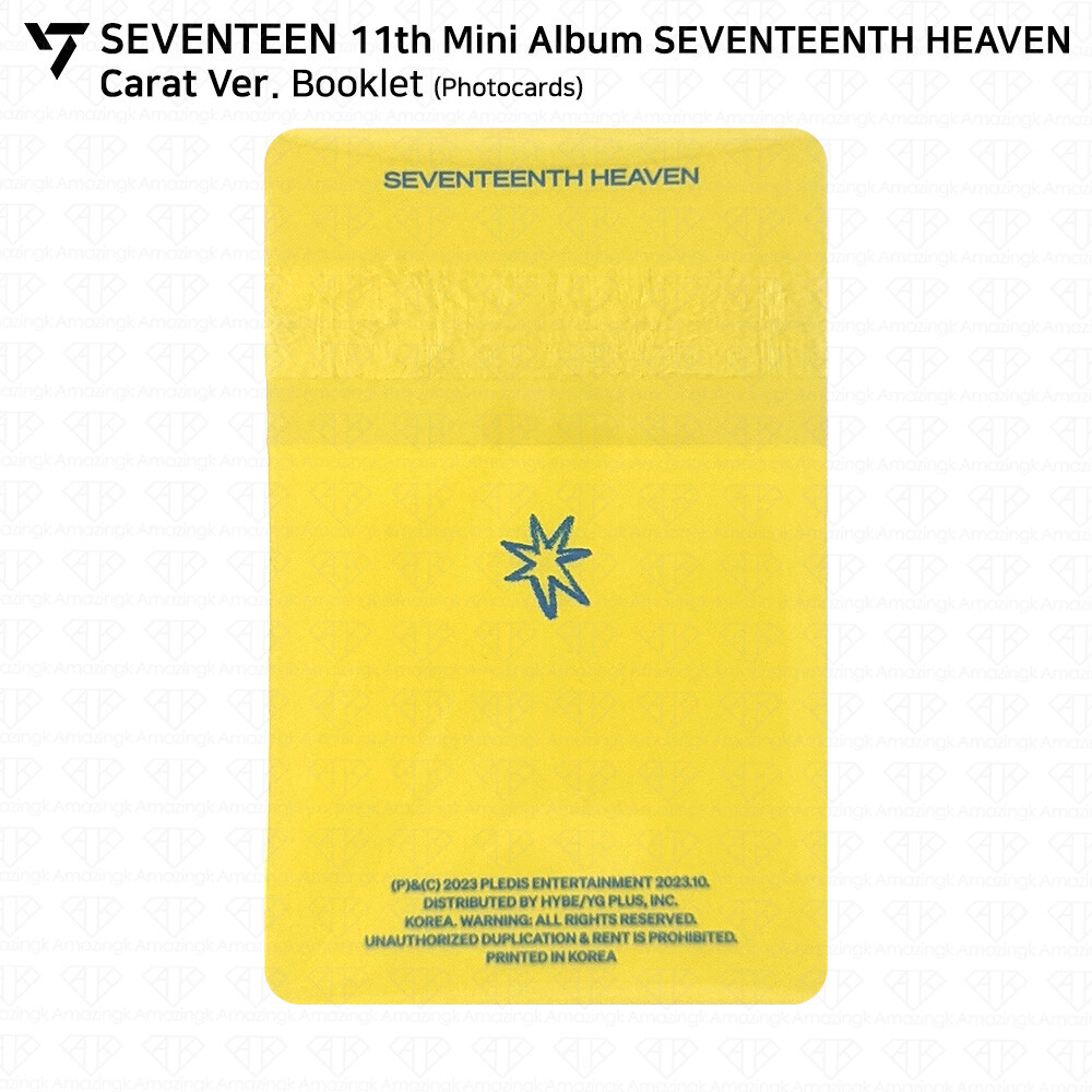 SEVENTEEN 11th Mini Album SEVENTEENTH HEAVEN Hardcover Binder