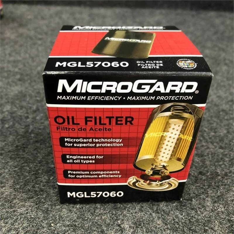(Lote de 100) Filtro de aceite MicroGard MGL57060 - GM Chrysler Jeep Fita Foto 3 de 4