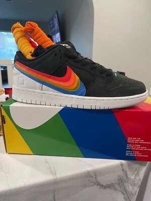 Nike Dunk Low SB Polaroid 2022 Size 9 Authentic Black DH7722-001