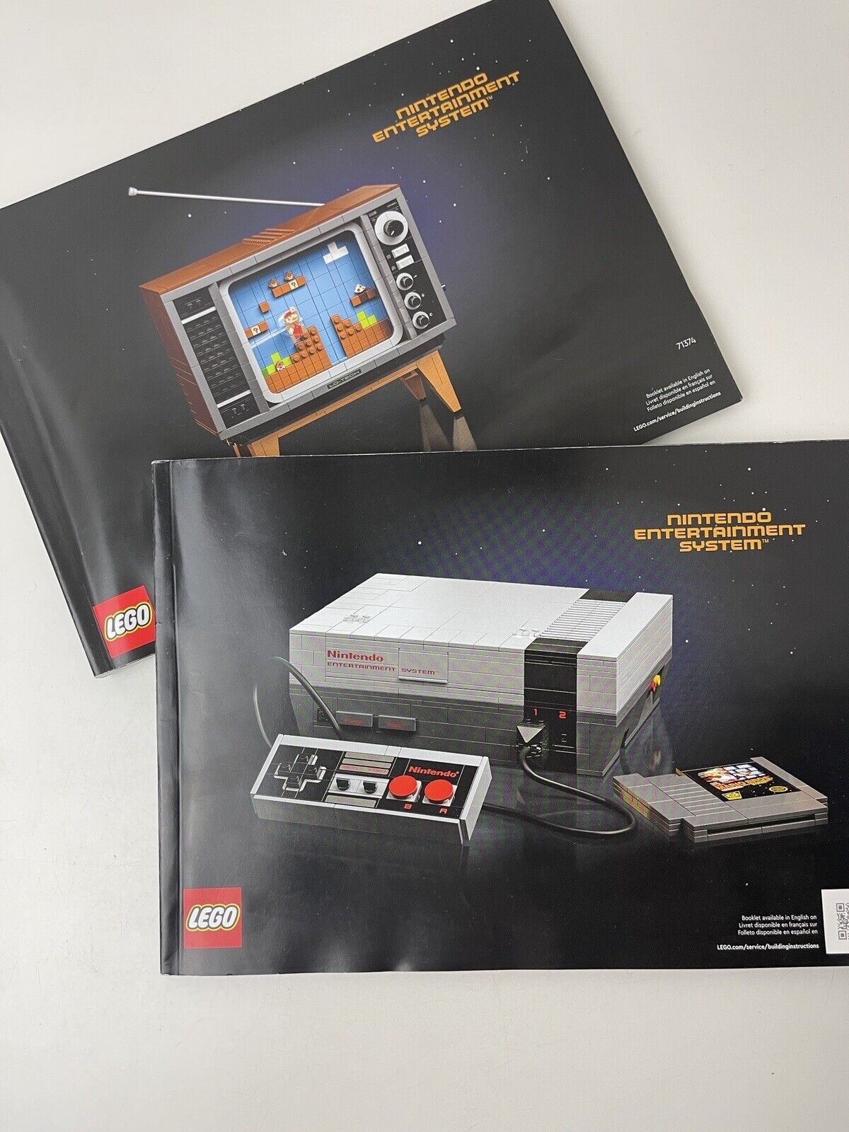 LEGO Nintendo Entertainment System NES TV Game Mario #71374 BUILD BOOKS ONLY