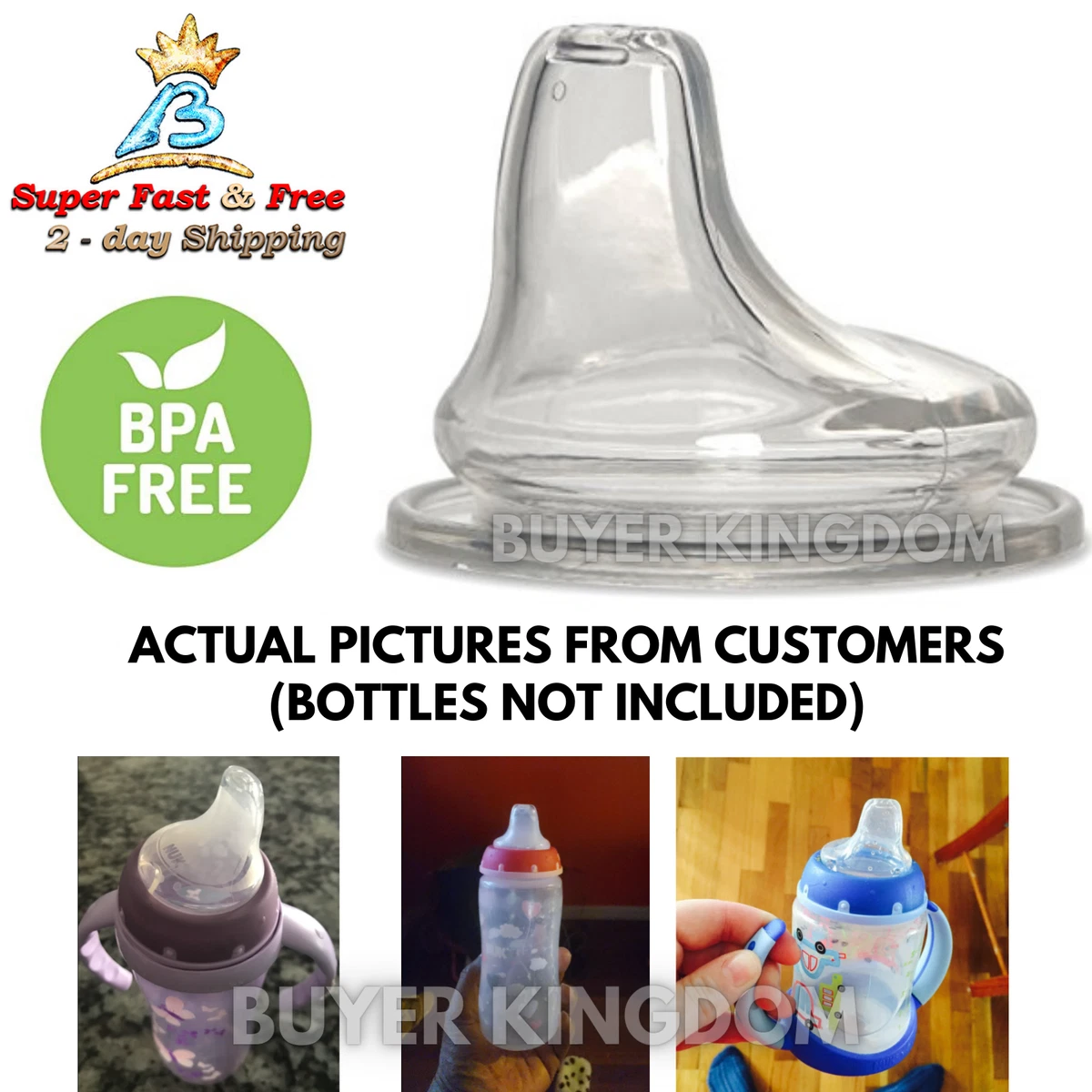 Spill Proof Spout Replacement BPA Free For NUK Baby Feediing