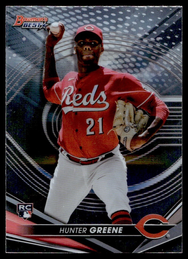 2022 Bowman's Best Hunter Greene Rookie G78 Cincinnati Reds #54