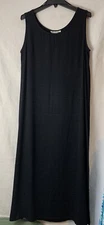 Allison Che 14 Black Sleeveless  Long Dress