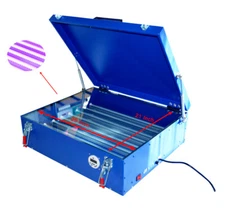 TECHTONGDA Extra Large Screen Printing LED Exposure Unit 21" x 25" Blue
