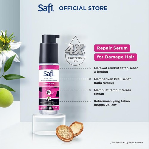 KP Safi Hair Xpert Repair Serum Damaged Hair Treatment Lightweight Halal 50ml - Picture 2 of 4