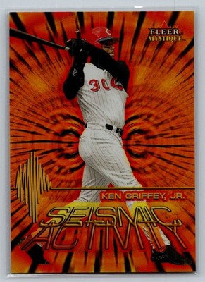 2000 Fleer Mystique Baseball Seismic Activity #1 SA Ken Griffey Jr. - VG - Reds