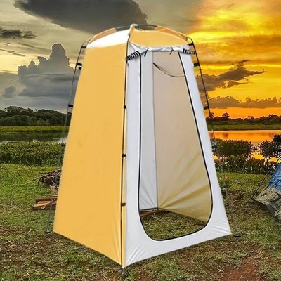 Abco Tech ABC2197-NEW Pop Up Portable Foldable Outdoor Privacy Tent -Yellow