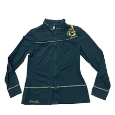 NFL Pro Line Green Bay Packers Full Zip Sweater Lady L Green Yellow Coeur Logo