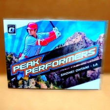 Shohei Ohtani 2019 Panini Donruss Optic Peak Performers Baseball Card Japan [Exc