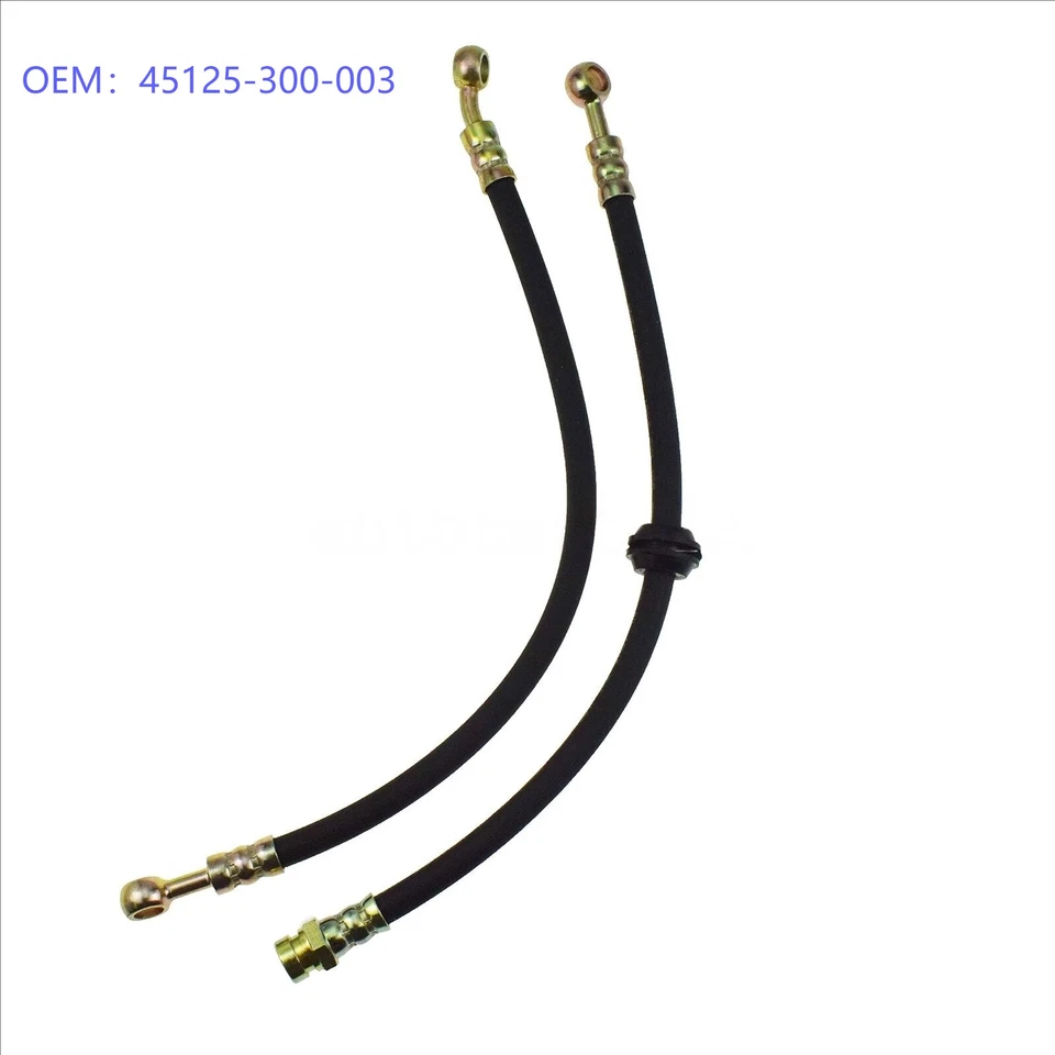 Honda CB350F CB360T CB450K CB500K CB750K 2 upper and lower brake hoses Foto 2 de 2