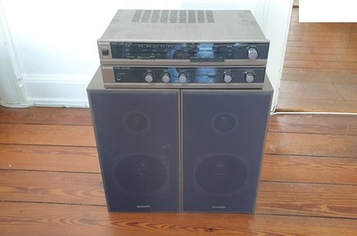 SHARP Stereo Tuner SA-155 vintage HiFi System Musik Lautprecher Verstärker