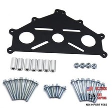 Engine Safe Stand Adapter Plate Compatible with Chevy Small/Big Block and LS