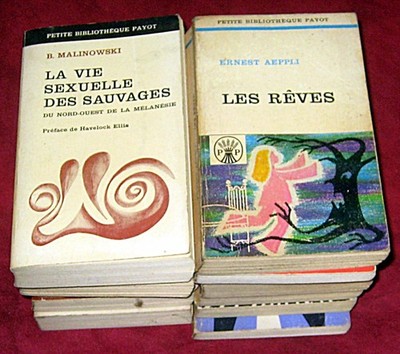 Psychologie / Sexualität. Konvolut Bradé mit 12 Titeln. Payot. 70er Jahre.