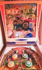 Gottlieb Pinball 1966 Central Park - Needs Attention
