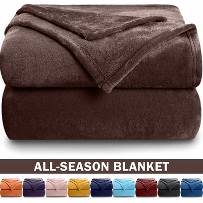 Luxury Thick Mink Blanket Large Faux Fur Fleece Sofa Bed Throw Couch Warm Soft