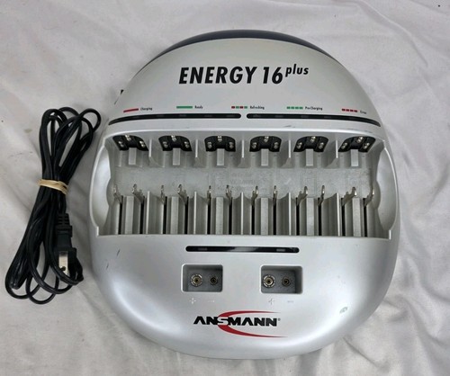 ANSMANN Energy 16 Plus Professional Battery Charger for AAA, AA, C, D, 9V - Picture 1 of 2