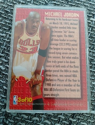 nba trading cards Michael Jordan Double Trouble