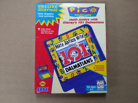 Math Antics with Disney's 101 Dalmatians Sega Pico Complete in Box