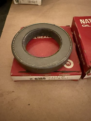 #ad #ad National 6380 Oil Seal Felt Lip Grease Seal 2.125” Shaft 3.440” Vintage Box $14.95
