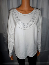 Pretty Liv Milano size M white pearl rhinesto...
