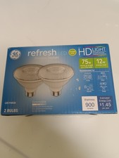 GE Refresh LED PAR30 Short Neck Med Base 2 PCs 75W 5000k Dimmable HD