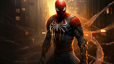 Futuristic Spider Man Wall Art Poster