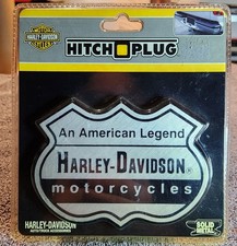 Harley-davidson Trailer Tow Hitch Cover Plug 1 14 Or 2 Inch Post