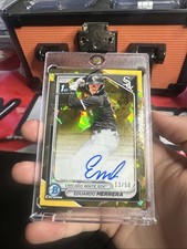 2024 BOWMAN CHROME 2024 Bowman Chrome Eduardo Herrera sapphire Auto #13/50