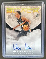 2020-21 Black Devin Vassell Rookie Midnight Signatures RC Holo Gold Auto #/3