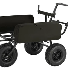 Carp Porter Side Bar Bags Large Green / Carp Fishing Barrow Luggage