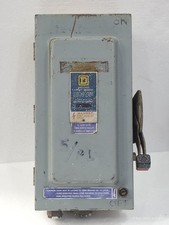 Square D FA100A Surface Mount 50 Amp 600V NEMA Type Circuit Breaker Enclosure