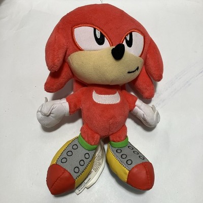 JAKKS Pacific Sonic the Hedgehog Knuckles 8'' Plush Toy 2023 Echidna Red Used
