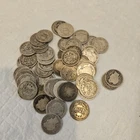 Roll (50) Silver Barber Dimes