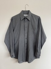 Vintage Yves Saint Laurent Gray Dress Shirt 15.5/32-33