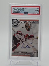 2023-24 UD SP Authentic Future Watch Leevi Merilainen Auto /999 PSA 9