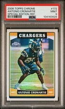 2006 Topps Chrome #172 Refractor Rookie RC Antonio Cromartie
