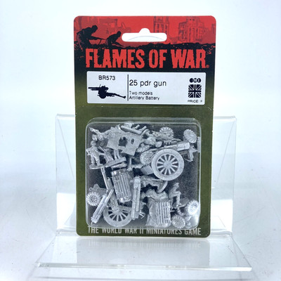 Allied British 25 PDR Gun Artillery - Blister - Flames of War Battlefront C7109