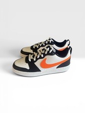 Nike Court Borough Low 2 GS Black/White Bright Crimson Size 7Y Youth Sneakers
