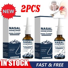 2X Iodine Nasal Spray,NasalIodine   NasalsCleanse Refreshes Your NasalsPassages