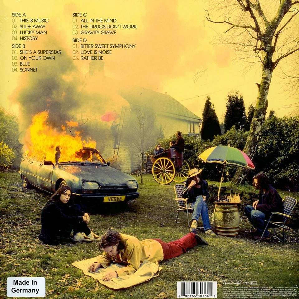 The Verve - This Is Music: The Singles Colored Vinyl (2004 - UK - Reissue) - Bild 3 von 3