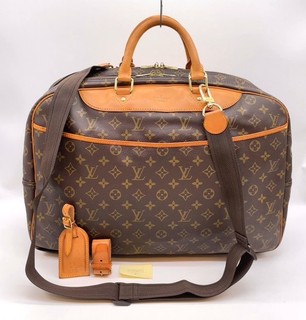 Auth Louis Vuitton Monogram Alizé 24 M41399 Boston Bag W/Tag/Strap NS091509