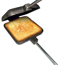 Solid Cast Iron Square Pudgy Pie Maker Mounta...