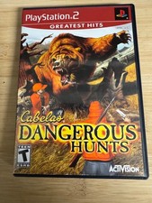 Cabela's Dangerous Hunts Greatest Hits - Sony Playstation 2 PS2 Case and Disc