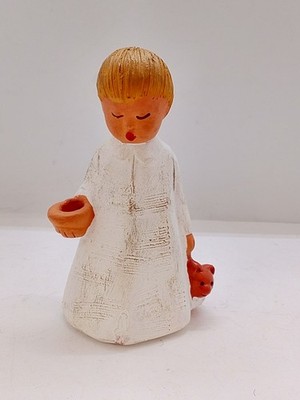 Original SINGER ENGEL stehend by Jullar Made in Spain weiß 14 cm (70)