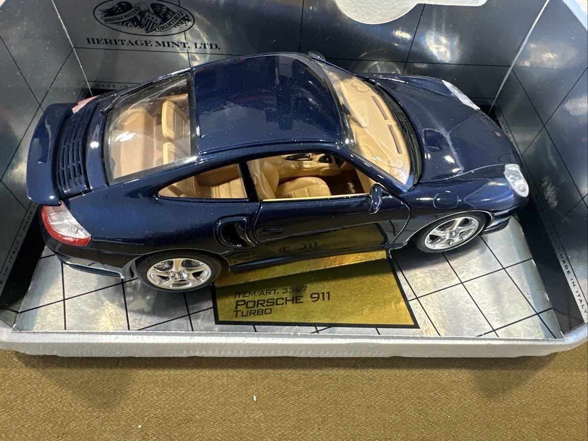 Burago ポルシェ911turbo PORSCHE 911 996 997 TURBO BLACK 1:18 NEW IN BOX Burago Heritage