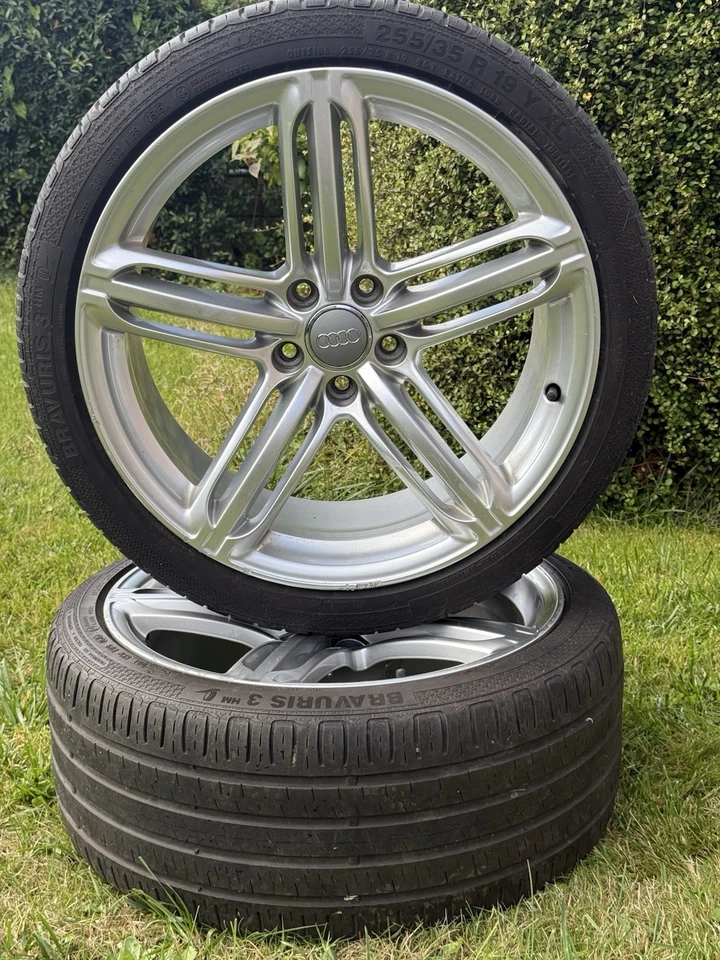 2x Original Audi Alufelgen mit Reifen passend für A5 - Bild 2 von 4