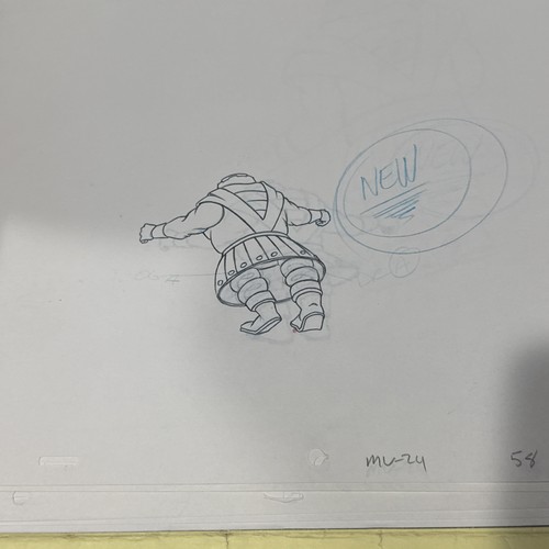 He-man Original Production Cel, Pencils And Production Folder Motu Filmation - Picture 2 of 7