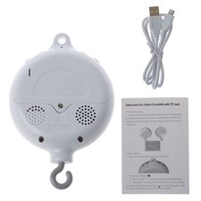 Baby Mobile Crib Bell Toy Support TF Card Music Box Bell Crib Electric Baby Toy