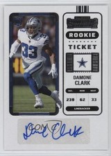 2022 Panini Contenders Rookie Ticket Damone Clark #234 Auto 0ym4
